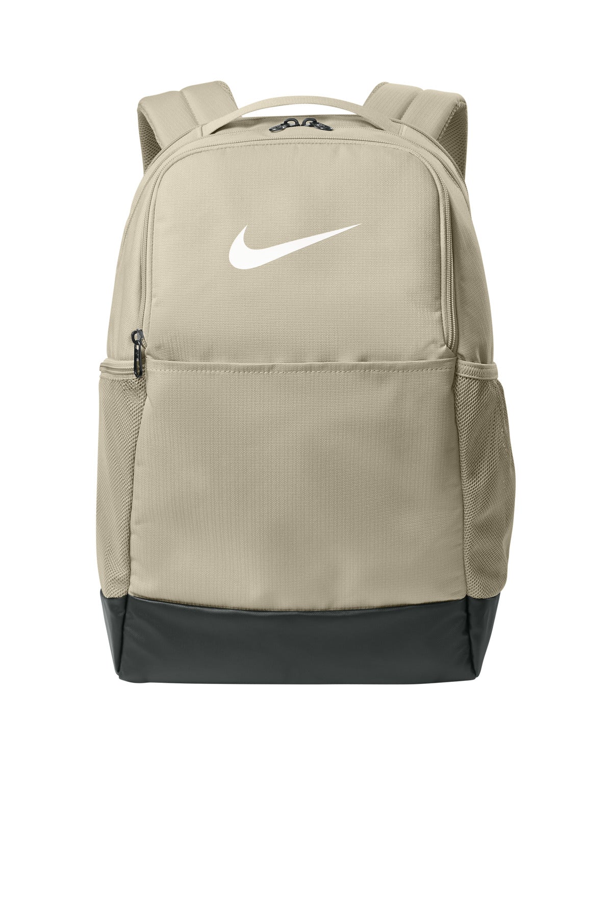 Front View of DesertKhk Nike Brasilia Medium Backpack NKDH7709