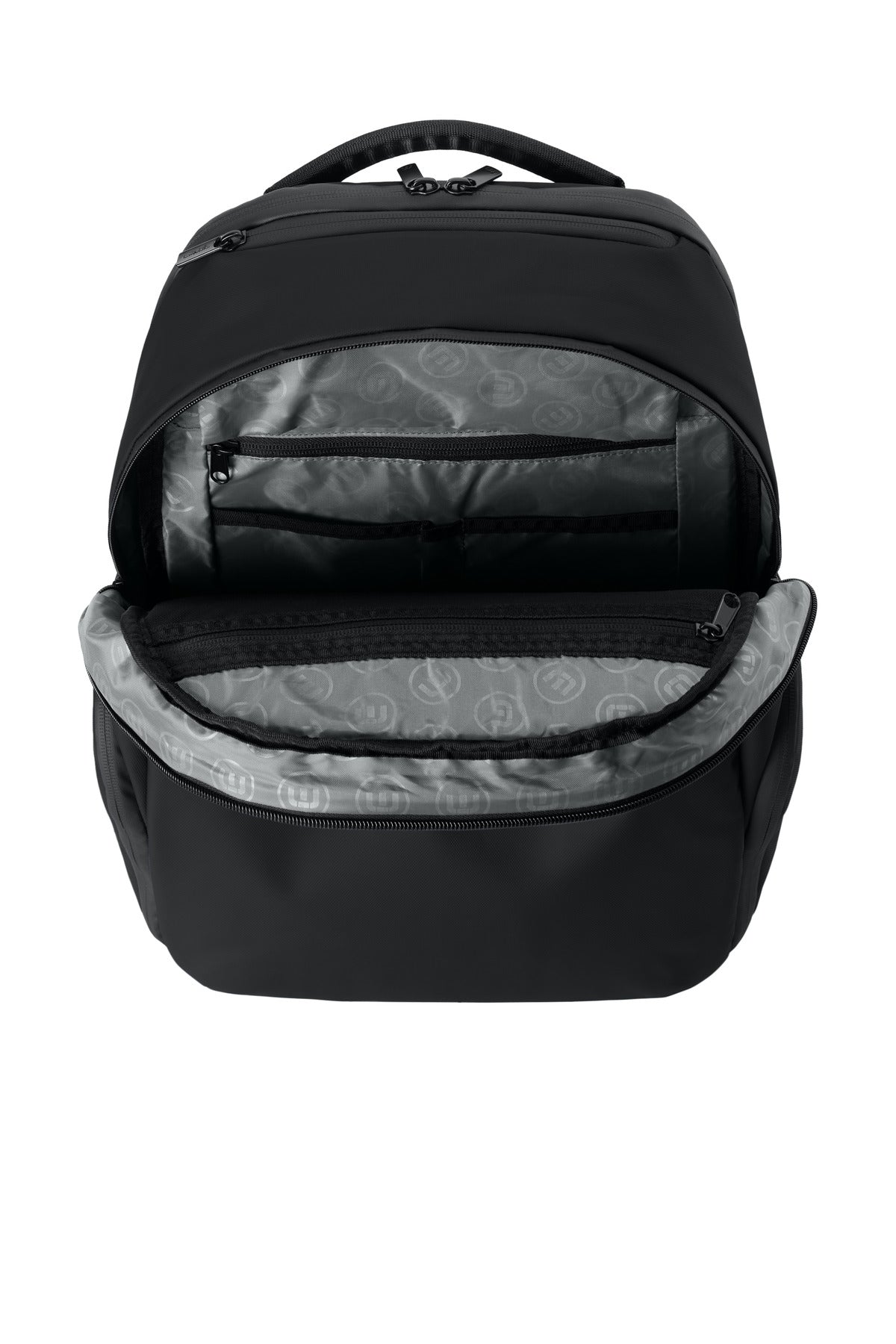Inside View of Black TravisMathew Recess Backpack TMB109