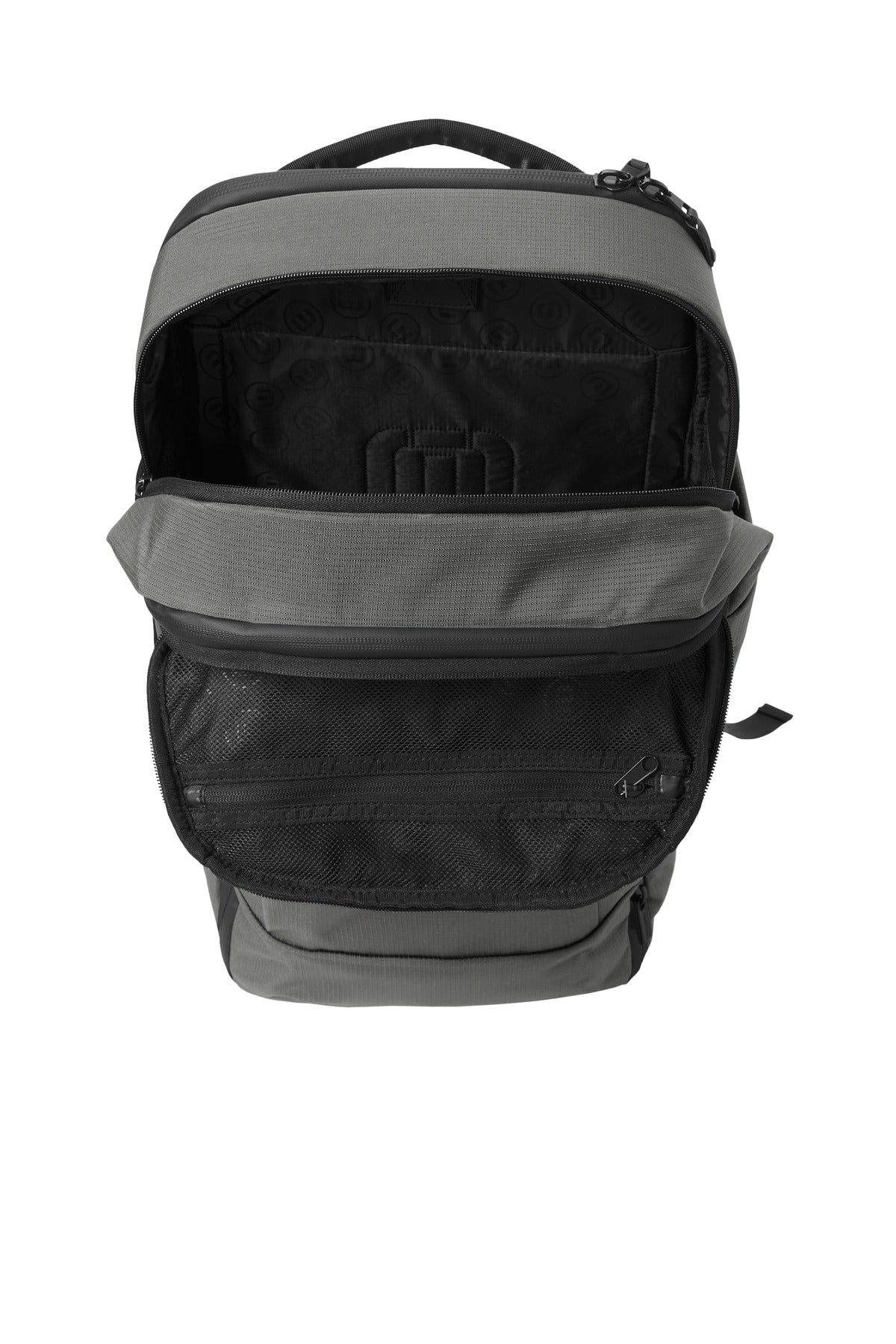 Inside View of Graphite TravisMathew Lateral Backpack TMB107