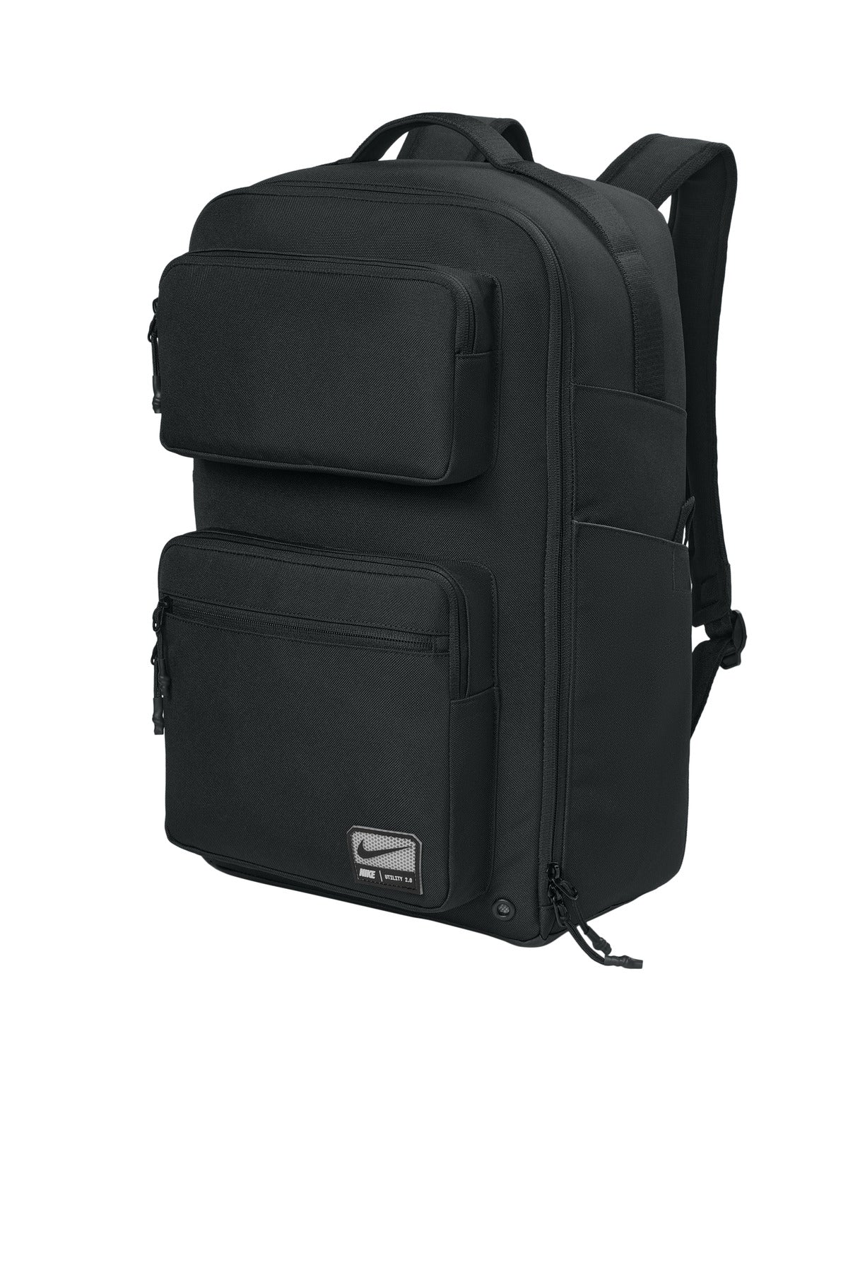 Left View of Black Nike Utility Speed Backpack 2.0 NKFN4106