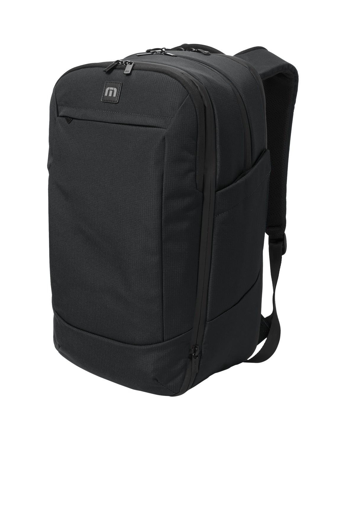Left View of Black TravisMathew Lateral Backpack TMB107