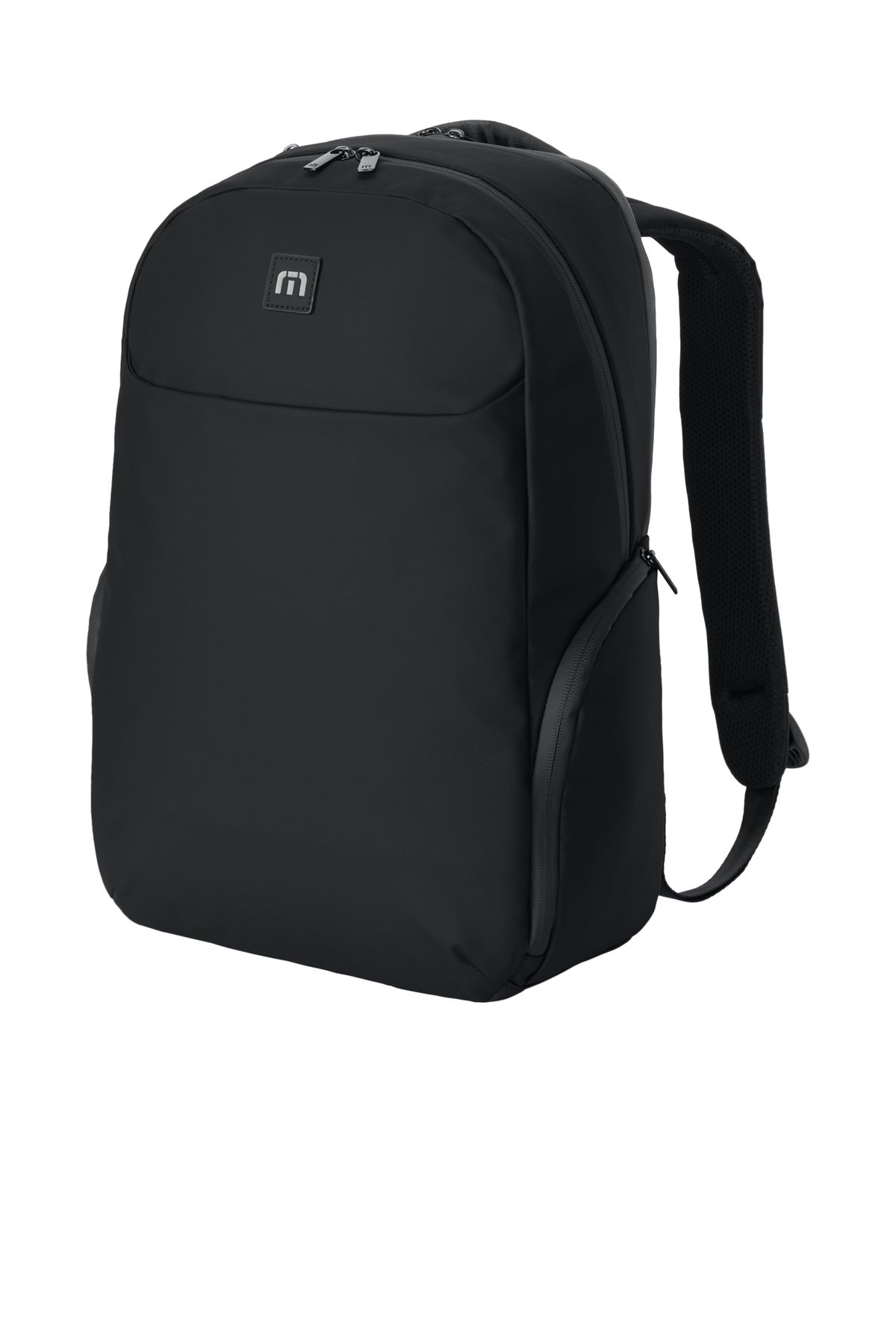 Left View of Black TravisMathew Recess Backpack TMB109