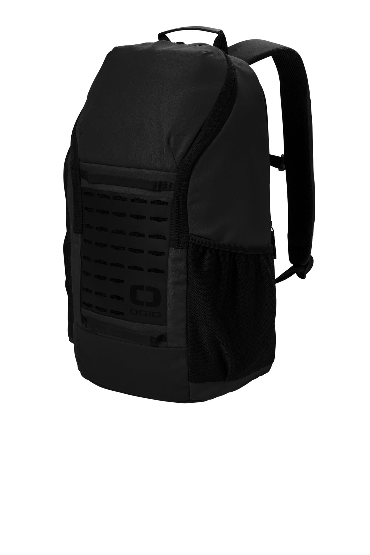 Left View of Blacktop OGIO Surplus Pack 91011