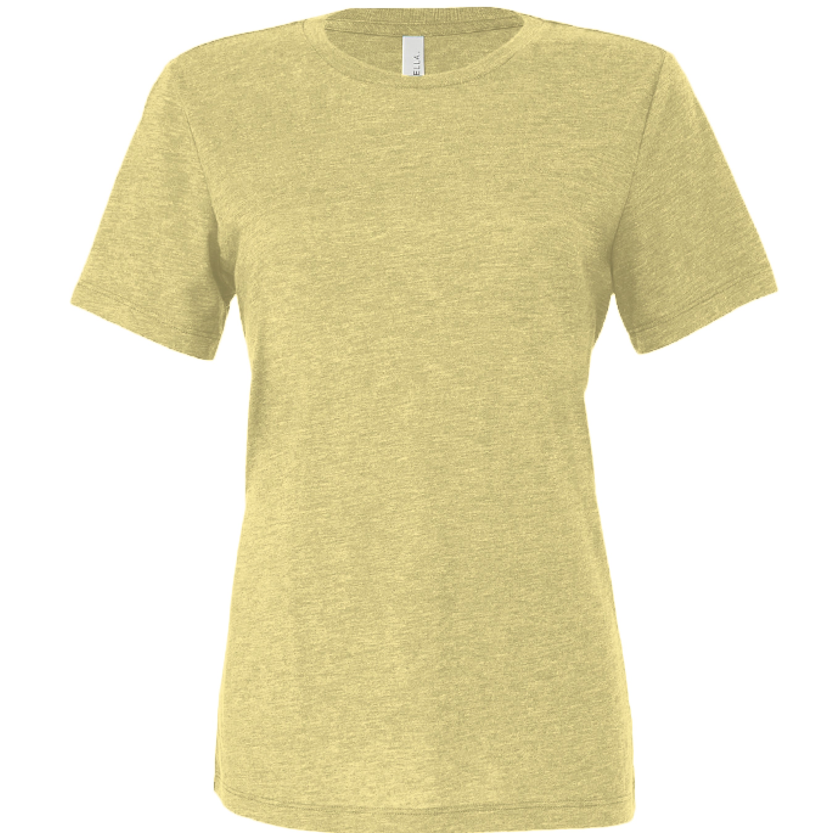 Pale Yellow Triblend - FRONT