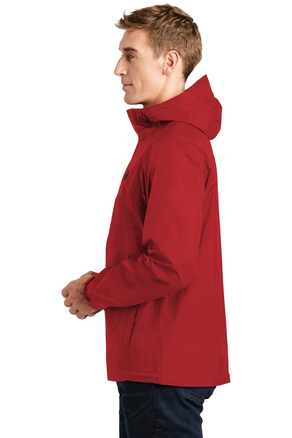 Rage Red The North Face DryVent Rain Jacket. NF0A3LH4
