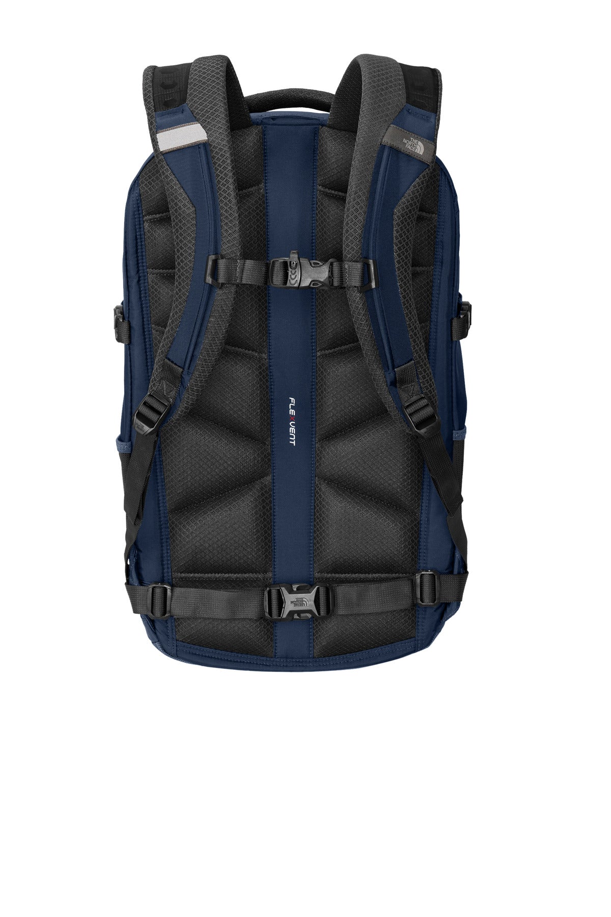 Rear View of Cosm Bl/As Gry The North Face Fall Line Backpack. NF0A3KX7