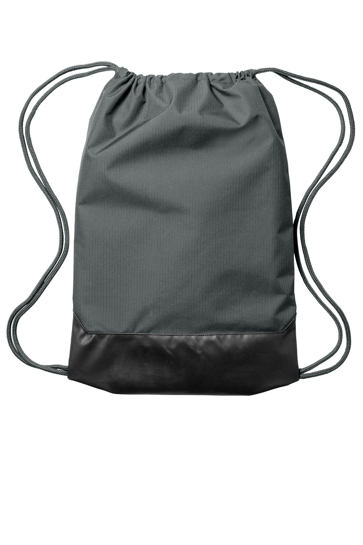 Rear View of FlintGrey Nike Brasilia Drawstring Pack NKDM3978