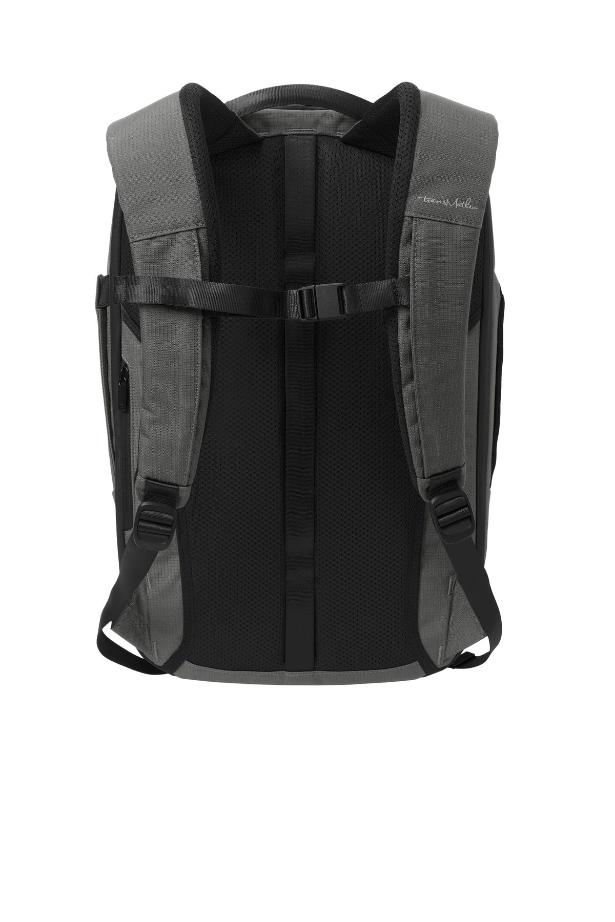 Rear View of Graphite TravisMathew Lateral Backpack TMB107