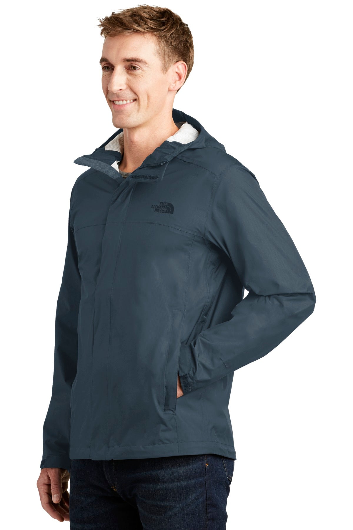 Shady Blue The North Face DryVent Rain Jacket. NF0A3LH4