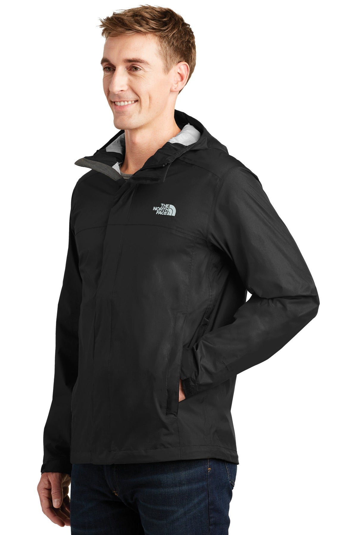 TNF Black The North Face DryVent Rain Jacket. NF0A3LH4