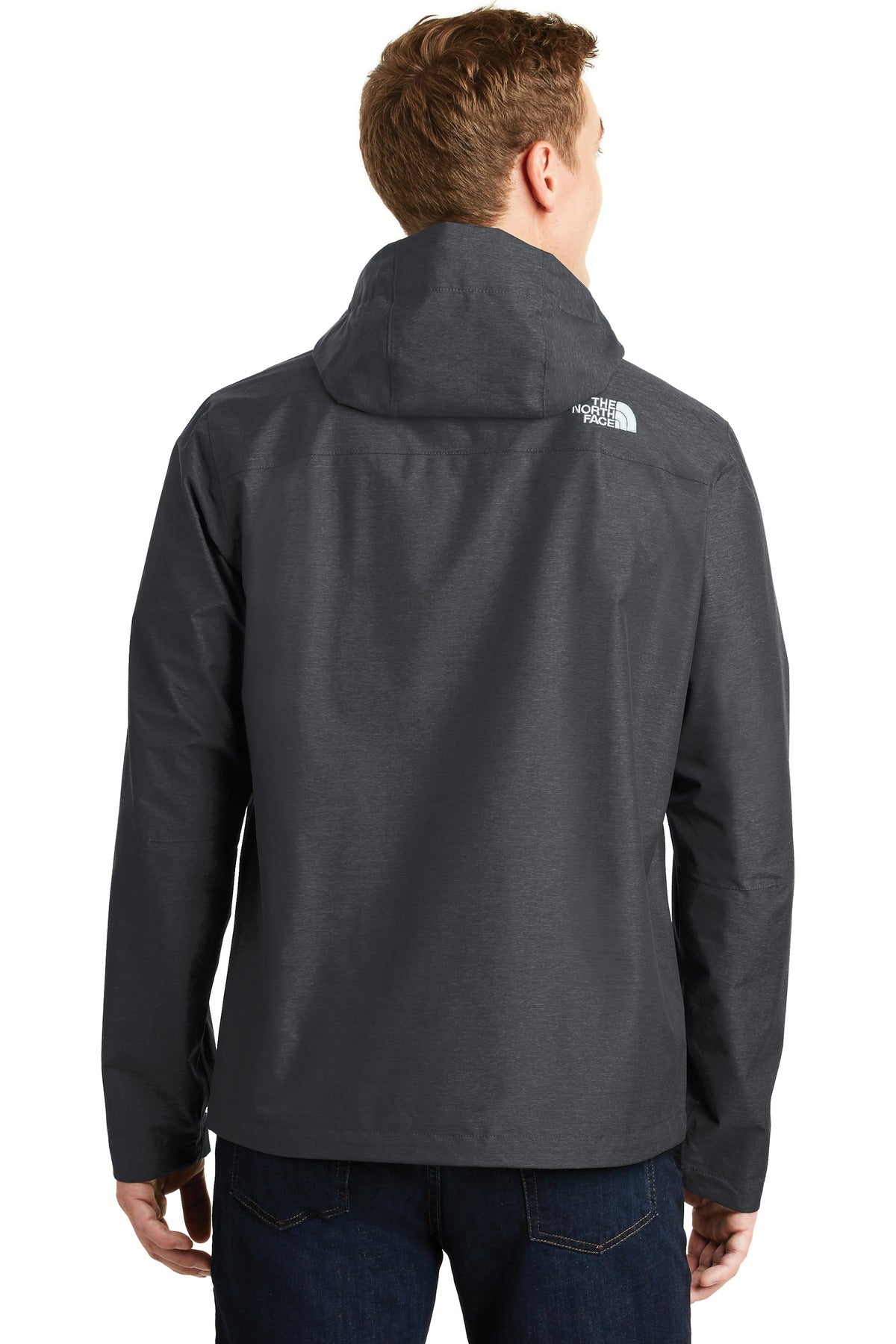 TNF Dk Grey He The North Face DryVent Rain Jacket. NF0A3LH4